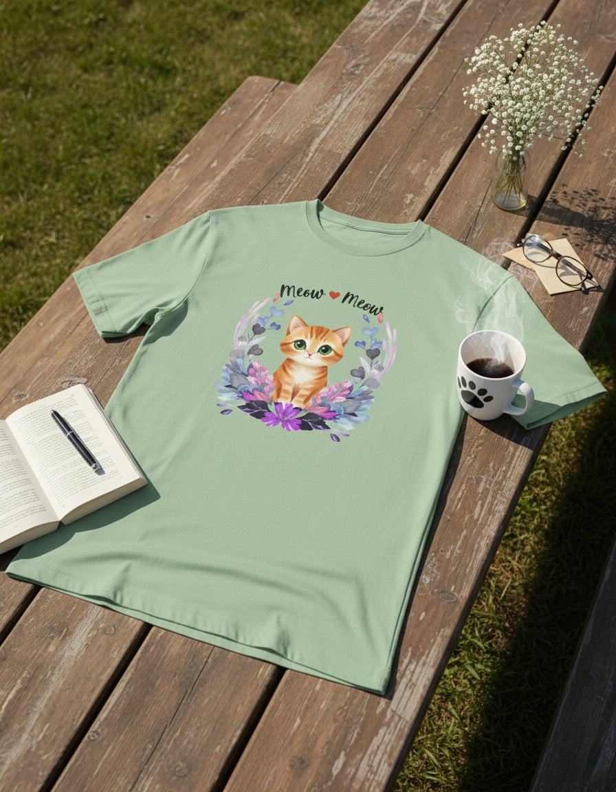 Meow Meow Classic Crew T-Shirt