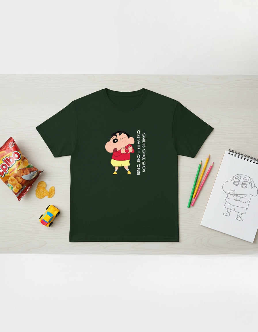 Shinchan Unisex Classic Crew T-Shirt