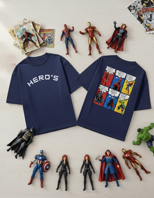HERO'S Oversized Classic T-Shirt